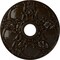 Ekena Millwork Norwich Ceiling Medallion (Fits Canopies up to 4 1/2"), 18"OD x 3 1/2"ID x 1 3/8"P, Bronze CM18NOBZS - alternate 1